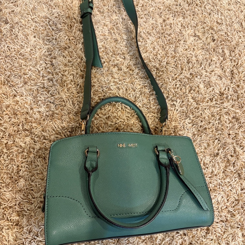 Nine West Teal Satchel Bag